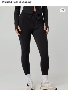 OFFLINE by Aerie Warmup High-Rise Leggings Black Size Large